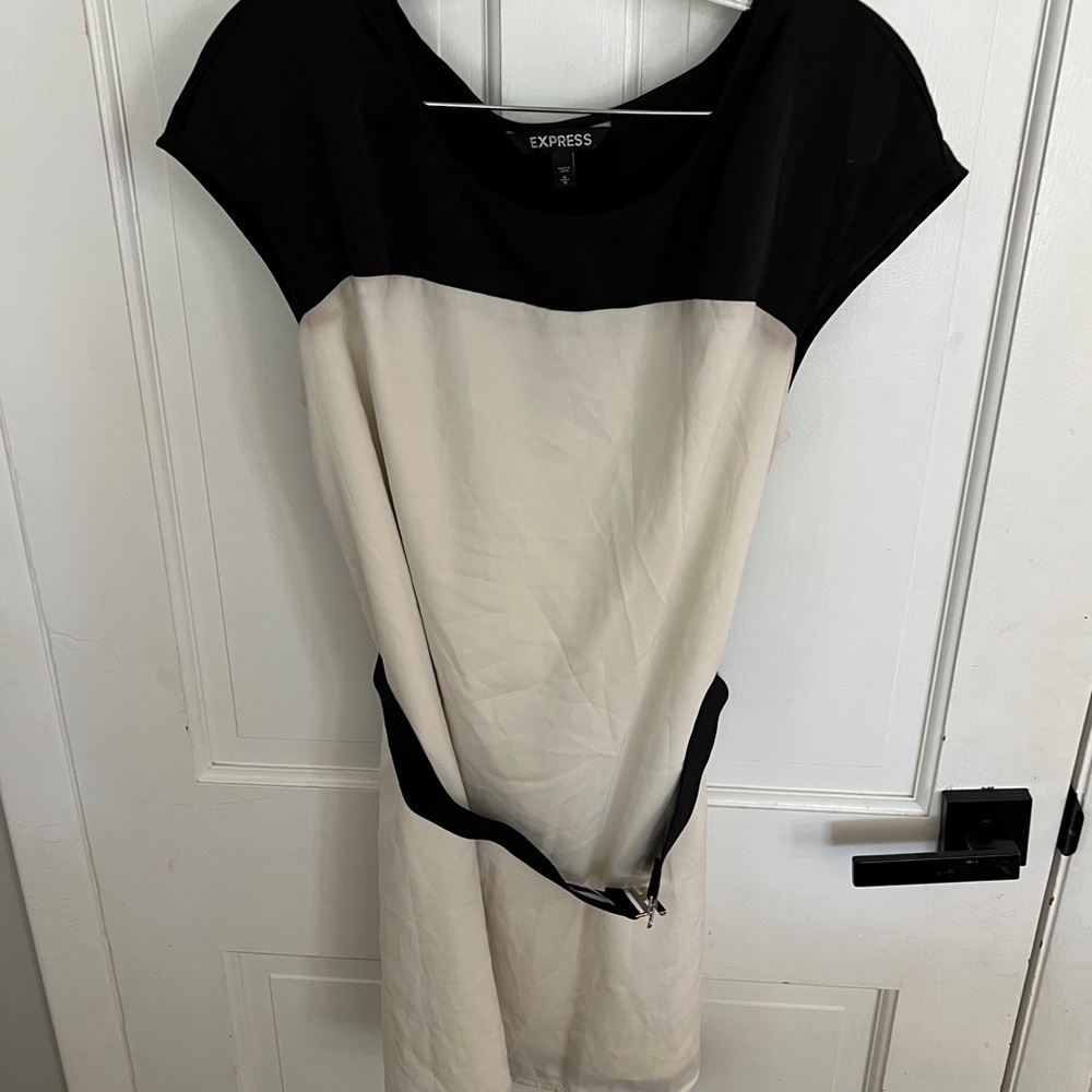Express Black and White Women's Dress